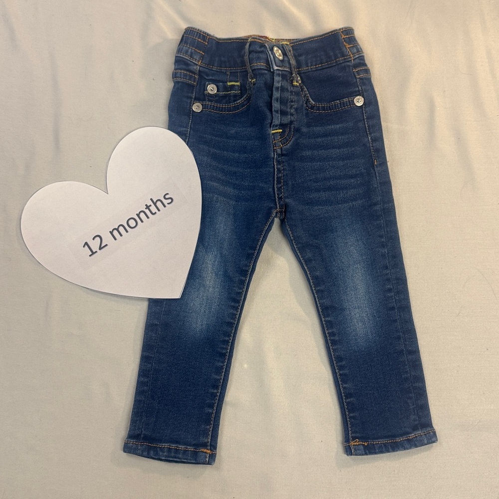 7 for all mankind - Baby/infant/Toddler jeggings. Size 12 months